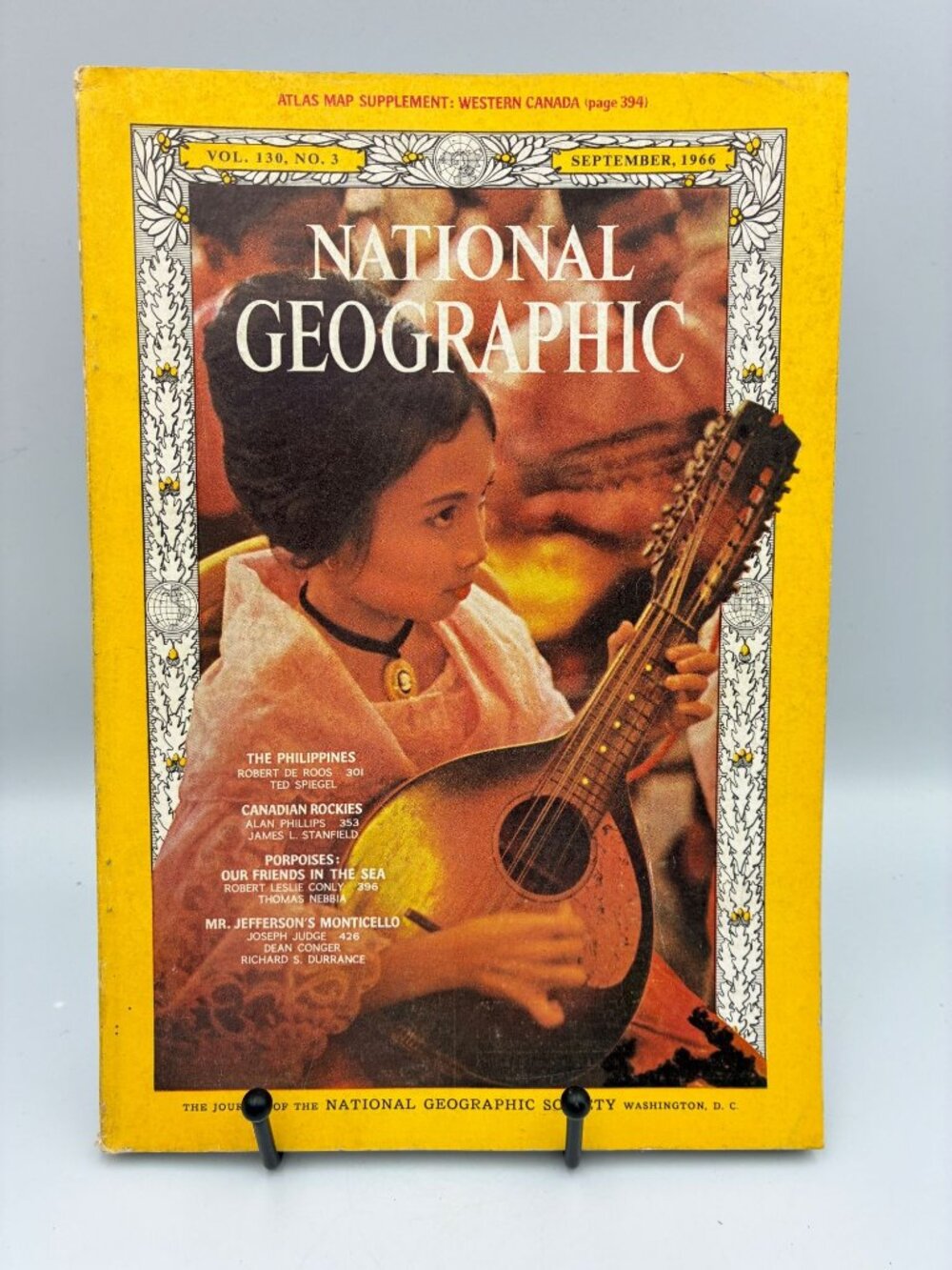 National Geographic Magazine September 1966 Vol. 130 No. 3 Pre-Owned